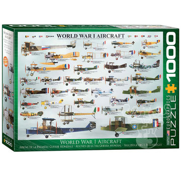 Eurographics Eurographics World War I Aircraft Puzzle 1000pcs