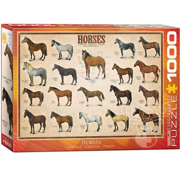 Eurographics Eurographics Horses Puzzle 1000pcs