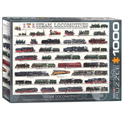 Eurographics Eurographics Transportation: Steam Locomotives Puzzle 1000pcs RETIRED