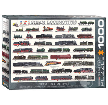 Eurographics Eurographics Steam Locomotives Puzzle 1000pcs RETIRED
