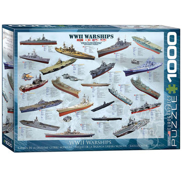 Eurographics Eurographics WWII Warships Puzzle 1000pcs