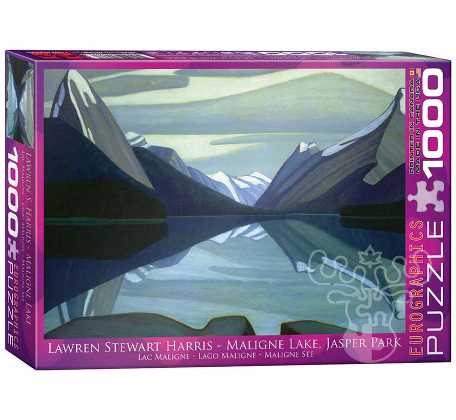 Eurographics Fine Art Harris: Maligne Lake Jasper Park Puzzle 1000pcs