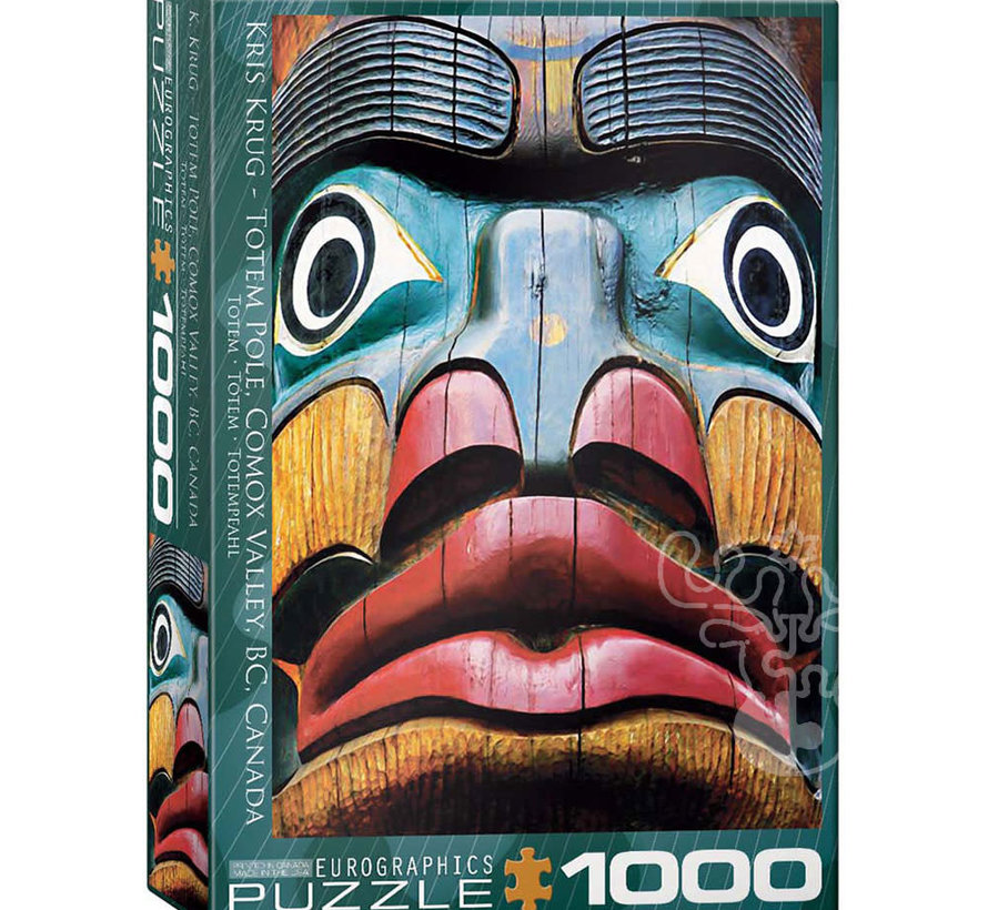 Eurographics Totem Pole, Comox Valley BC Puzzle 1000pcs