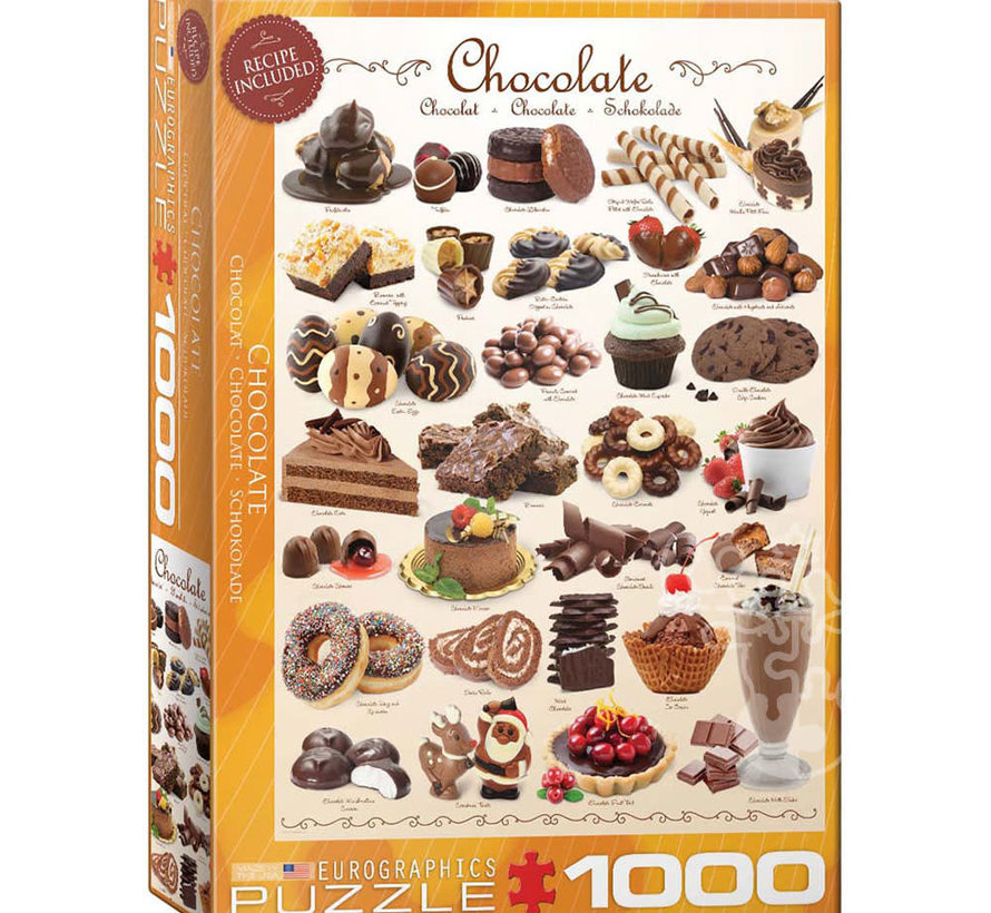 Eurographics Food: Chocolate Puzzle 1000pcs RETIRED