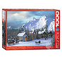 Eurographics Artist Label Davison: Rocky Mountain Christmas Puzzle 1000pcs