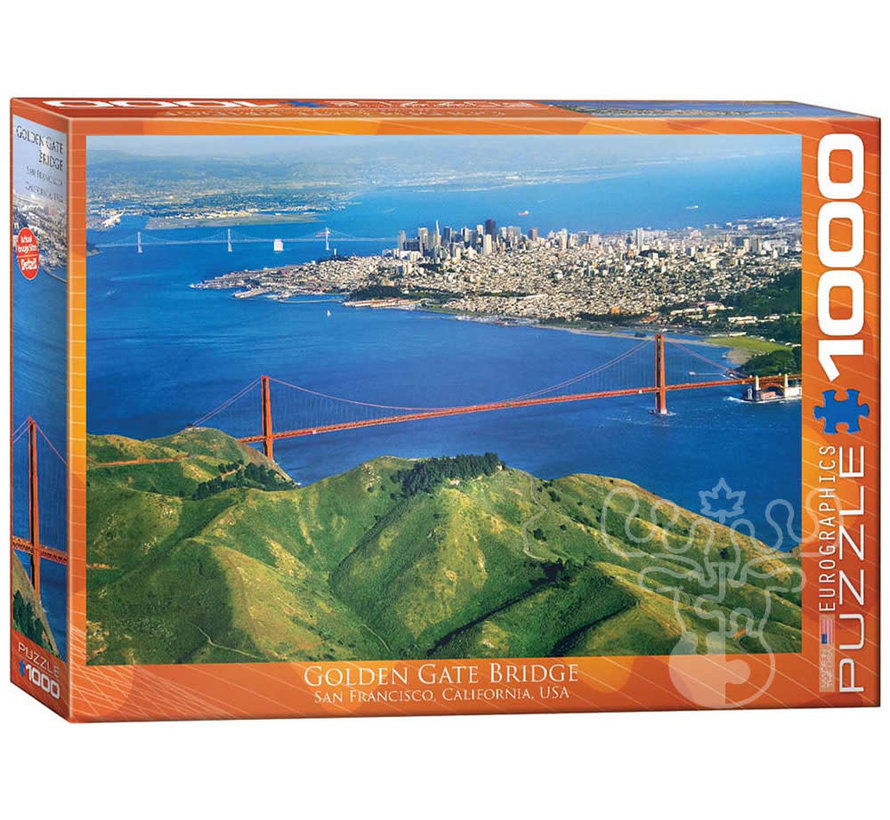 Eurographics Golden Gate Bridge San Francisco, California Puzzle 1000pcs