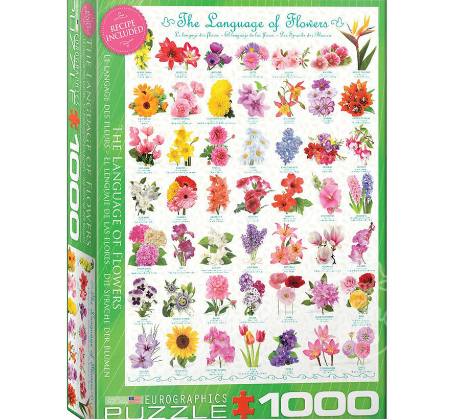 Eurographics The Language of Flowers Puzzle 1000pcs