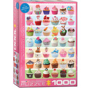 Eurographics Eurographics Food: Cupcake Celebration - Sweet Collection Puzzle 1000pcs