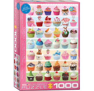 Eurographics Eurographics Food: Cupcake Celebration - Sweet Collection Puzzle 1000pcs