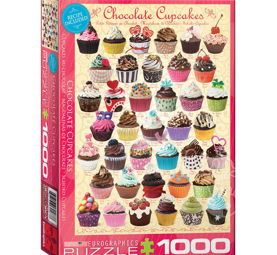 Eurographics Chocolate Cupcakes Puzzle 1000pcs