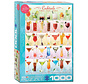 Eurographics Food: Cocktails Puzzle 1000pcs