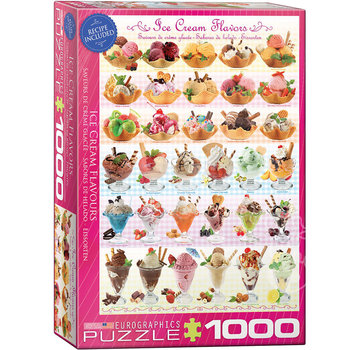 Eurographics Eurographics Food: Ice Cream Flavors Celebration - Sweet Collection Puzzle 1000pcs