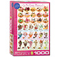 Eurographics Ice Cream Flavors Celebration - Sweet Collection Puzzle 1000pcs