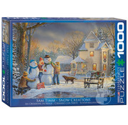 Eurographics Eurographics Artist Label Timm: Snow Creations Puzzle 1000pcs