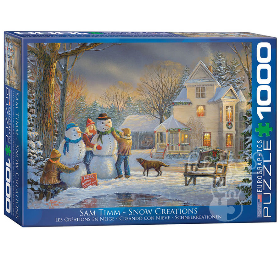 Eurographics Artist Label Timm: Snow Creations Puzzle 1000pcs