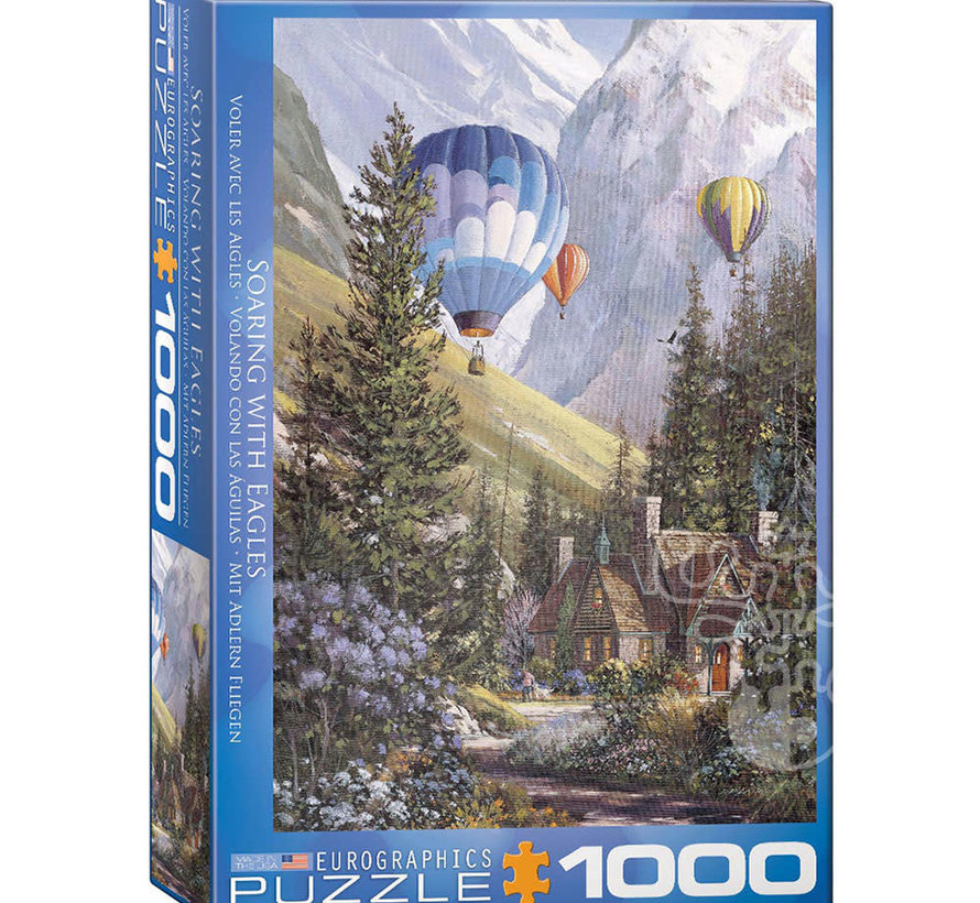 Eurographics Laird: Soaring with Eagles Puzzle 1000pcs RETIRED