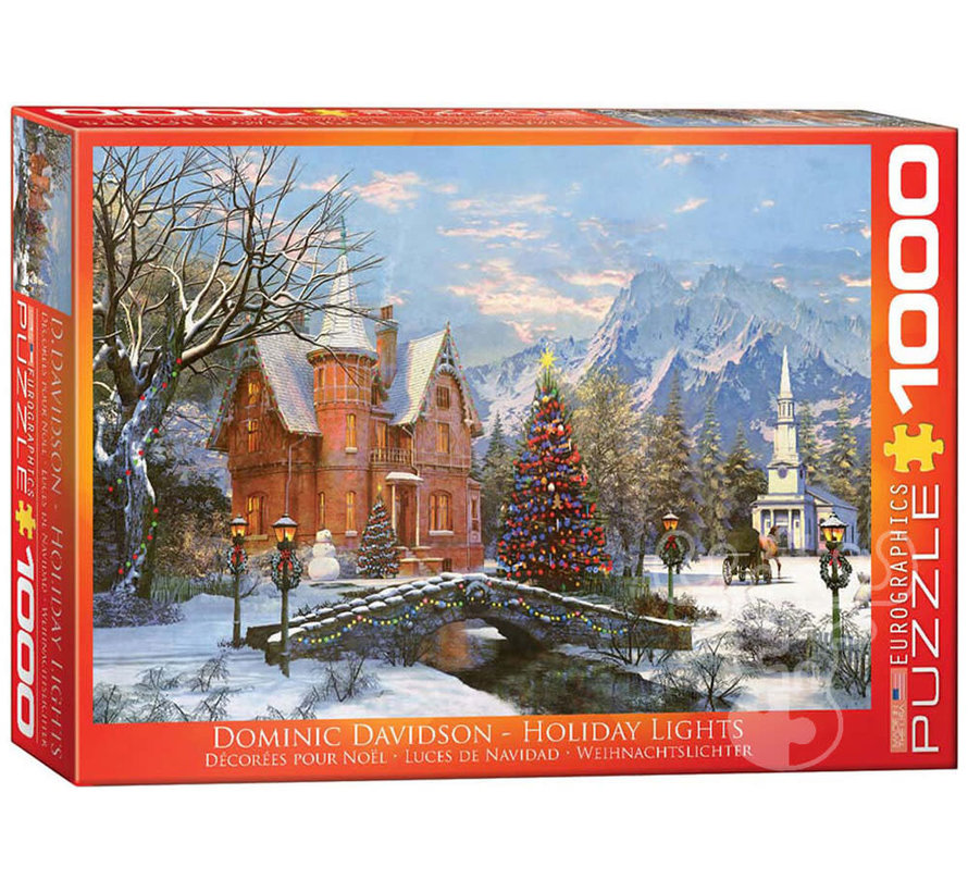 Eurographics Artist Label Davison: Holiday Lights Puzzle 1000pcs