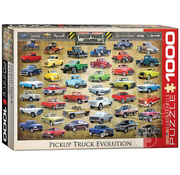Eurographics Eurographics Automotive: Pickup Truck Evolution Puzzle 1000pcs