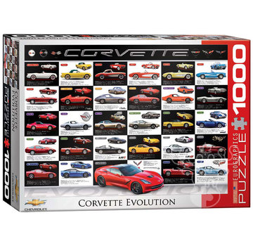 Eurographics Eurographics Cheverolet Corvette Evolution Puzzle 1000pcs