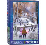 Eurographics Eurographics Artist Label Laird: Hockey Season Puzzle 1000pcs