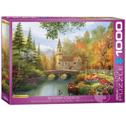 Eurographics Eurographics Artist Label Davison: Autumn Church Puzzle 1000pcs