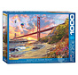 Eurographics Artist Label Davison: Sunset at Baker Beach Puzzle 1000pcs