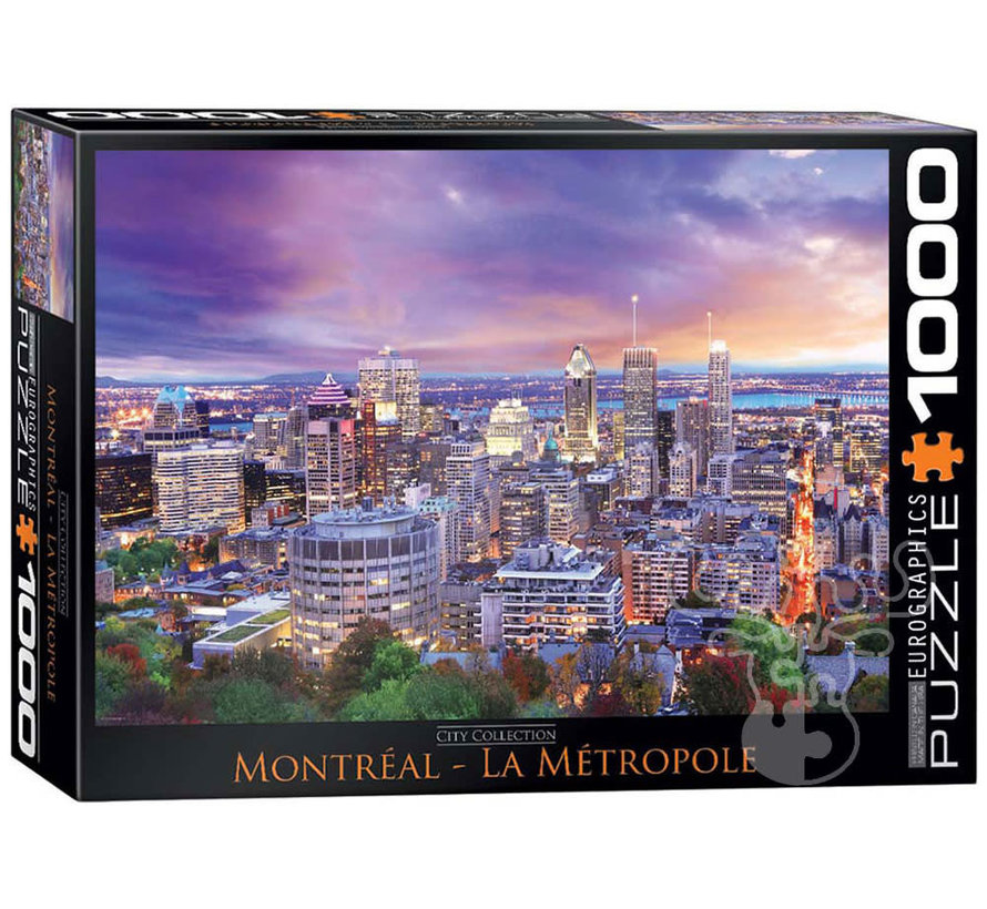 Eurographics Cities: Montreal La Métropole Puzzle 1000pcs