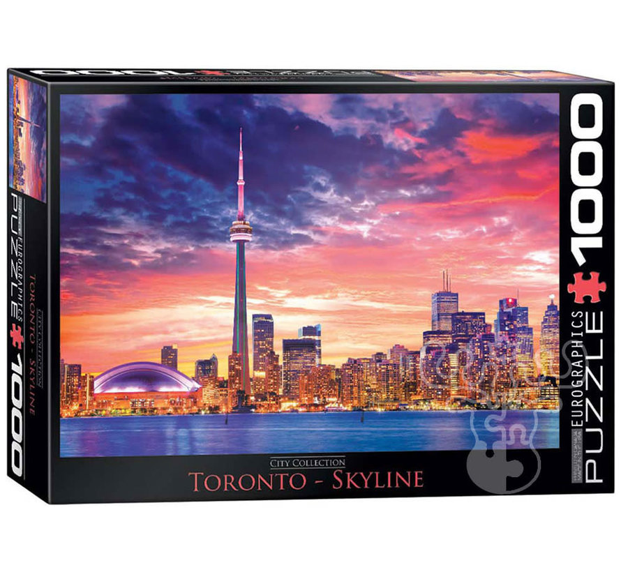 Eurographics Cities: Toronto Skyline Puzzle 1000pcs
