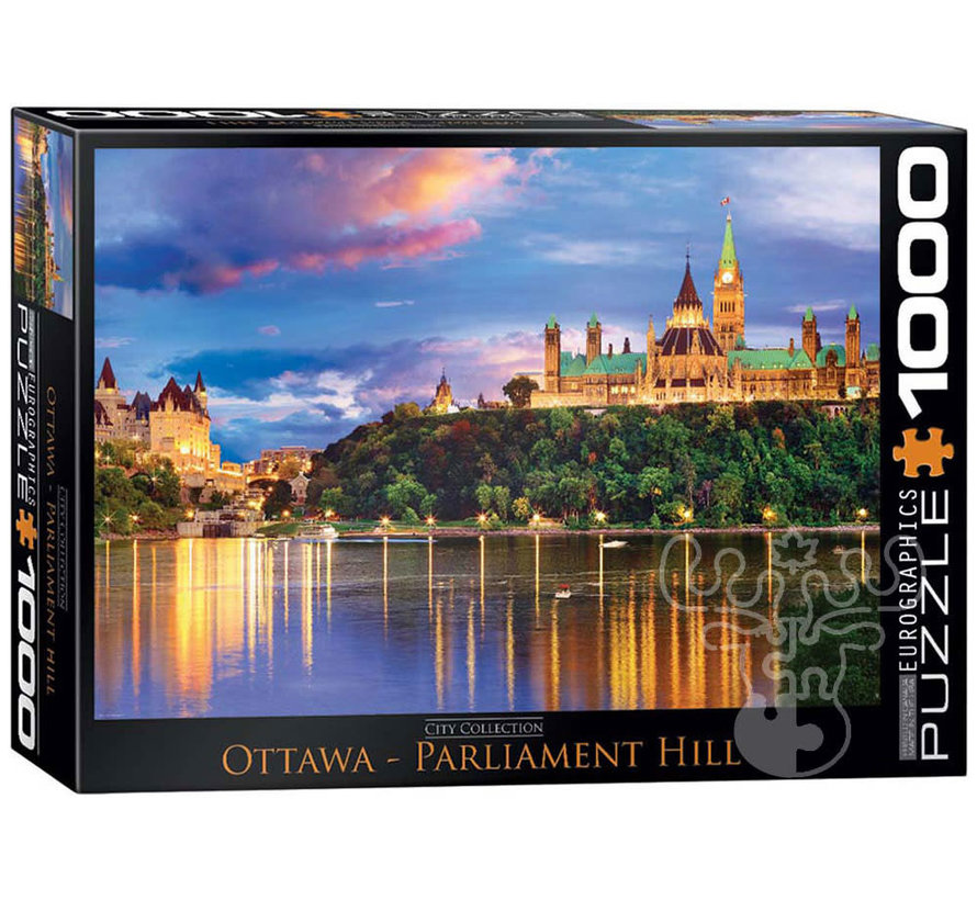 Eurographics Cities: Ottawa Parliament Hill Puzzle 1000pcs