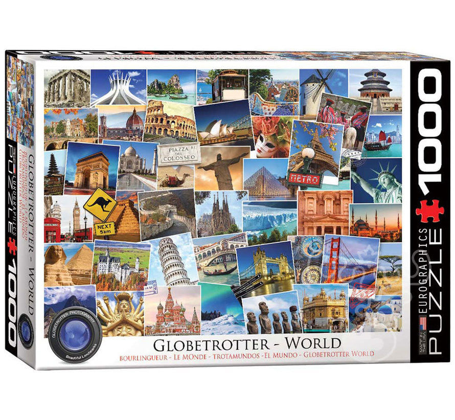 Eurographics Photography Globetrotter: World Puzzle 1000pcs