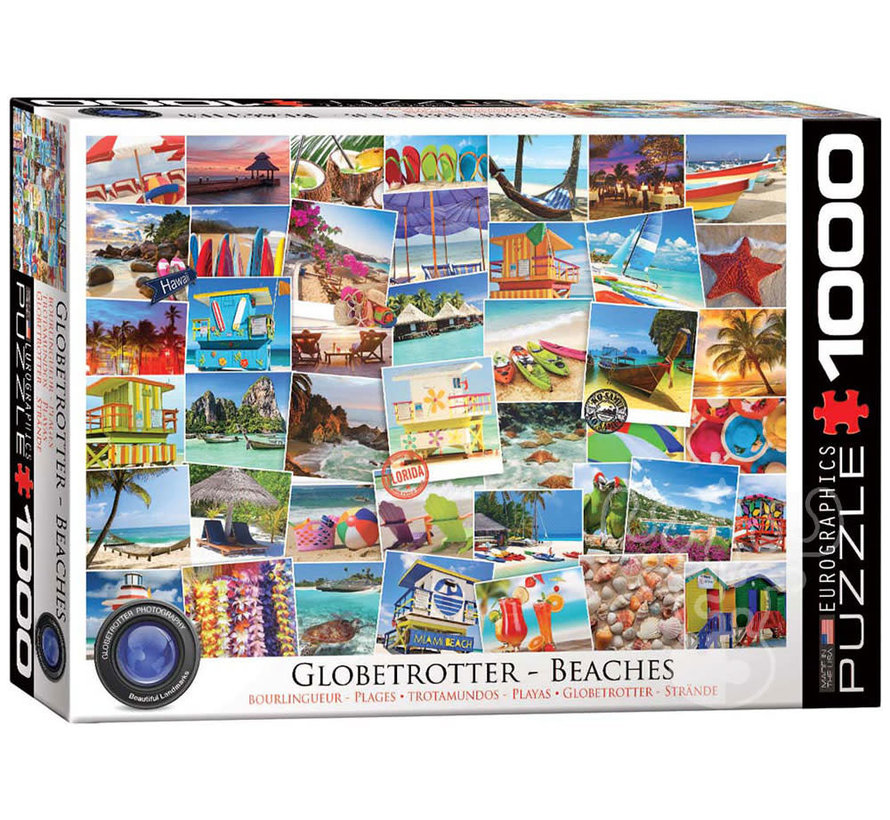 Eurographics Globetrotter Beaches Puzzle 1000pcs