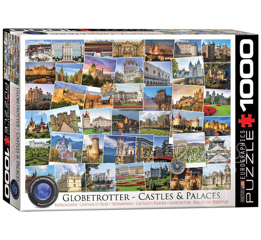 Eurographics Photography Globetrotter: Castles & Palaces Puzzle 1000pcs RETIRED