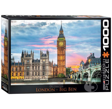 Eurographics Eurographics Cities: London Big Ben Puzzle 1000pcs