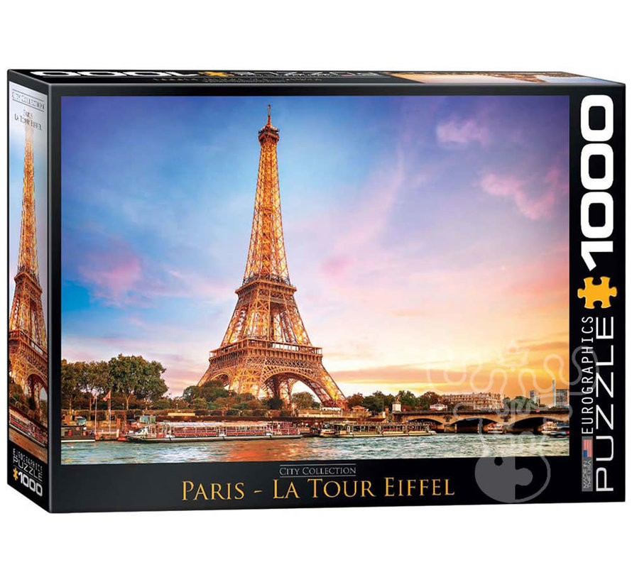 Eurographics Cities: Paris La Tour Eiffel Puzzle 1000pcs