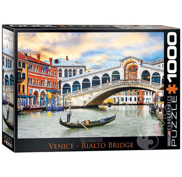 Eurographics Eurographics Photography Cities: Venice Rialto Bridge Puzzle 1000pcs