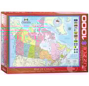 Eurographics Eurographics Education: Map of Canada Puzzle 1000pcs