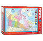 Eurographics Education: Map of Canada Puzzle 1000pcs