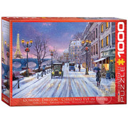 Eurographics Eurographics Artist Label Davison: Christmas Eve in Paris Puzzle 1000pcs