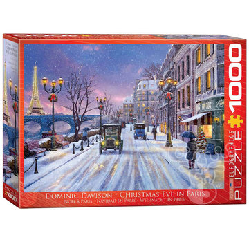 Eurographics Eurographics Artist Label Davison: Christmas Eve in Paris Puzzle 1000pcs