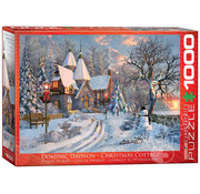 Eurographics Eurographics Artist Label Davison: Christmas Cottage Puzzle 1000pcs