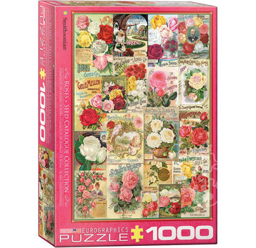 Eurographics Eurographics Roses Seed Catalogue Covers Puzzle 1000pcs