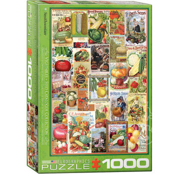 Eurographics Eurographics Vegetable Seed Catalogue Covers Puzzle 1000pcs
