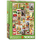 Eurographics Vegetable Seed Catalogue Covers Puzzle 1000pcs