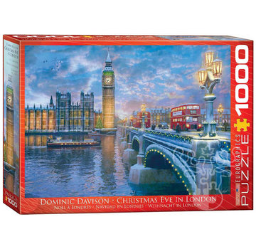 Eurographics Eurographics Davison: Christmas Eve in London Puzzle 1000pcs RETIRED