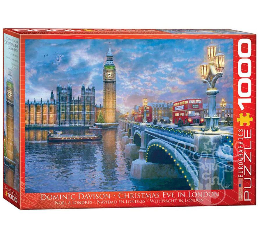 Eurographics Davison: Christmas Eve in London Puzzle 1000pcs RETIRED
