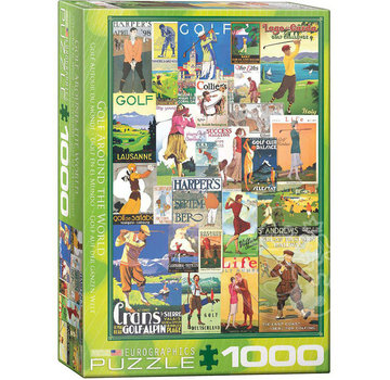 Eurographics Eurographics Vintage: Golf Around the World Puzzle 1000pcs