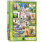 Eurographics Golf Around the World Puzzle 1000pcs