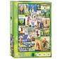Eurographics Vintage: Golf Around the World Puzzle 1000pcs