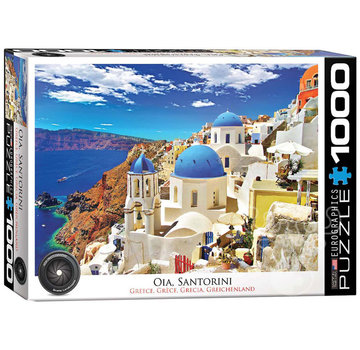 Eurographics Eurographics HDR Photography: Oia, Santorini Greece Puzzle 1000pcs