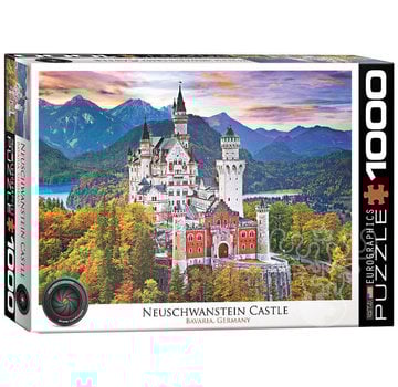 Eurographics Eurographics Photography HDR: Neuschwanstein Castle Bavaria, Germany Puzzle 1000pcs